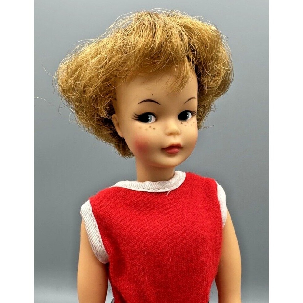 Vintage Pepper Ideal Toy Doll W Outfit cute freckles